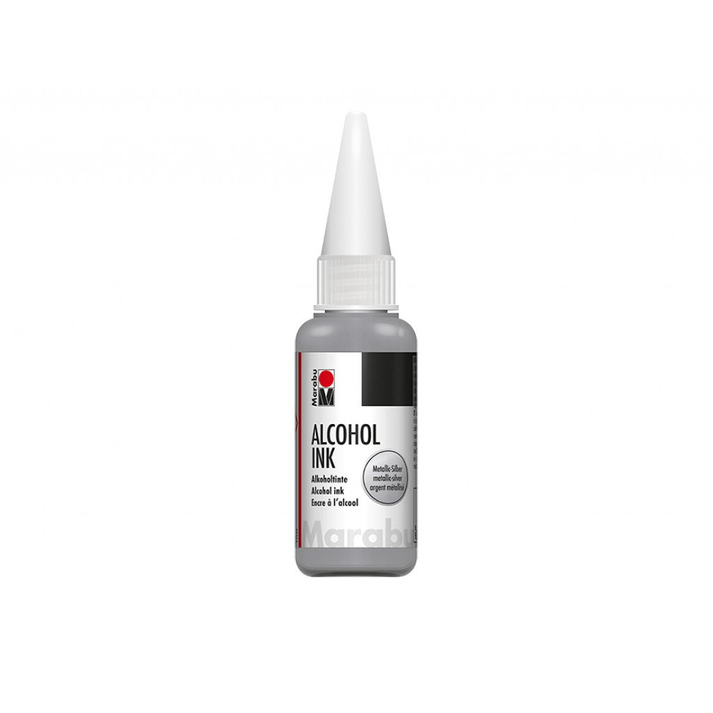 Marabu Alcohol Ink 20ml - 782 Metallic - Silver