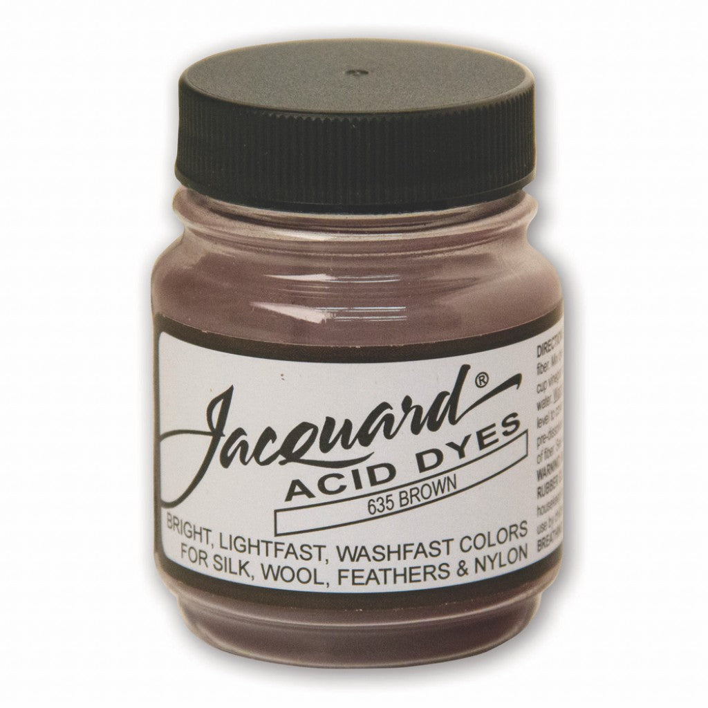 Jacquard Acid Dyes (Syrefarger), 14g - Brown