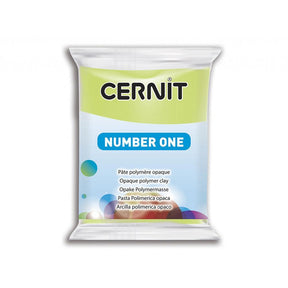 Cernit Number One 56g - 601 Lime - HobbyHimmelen