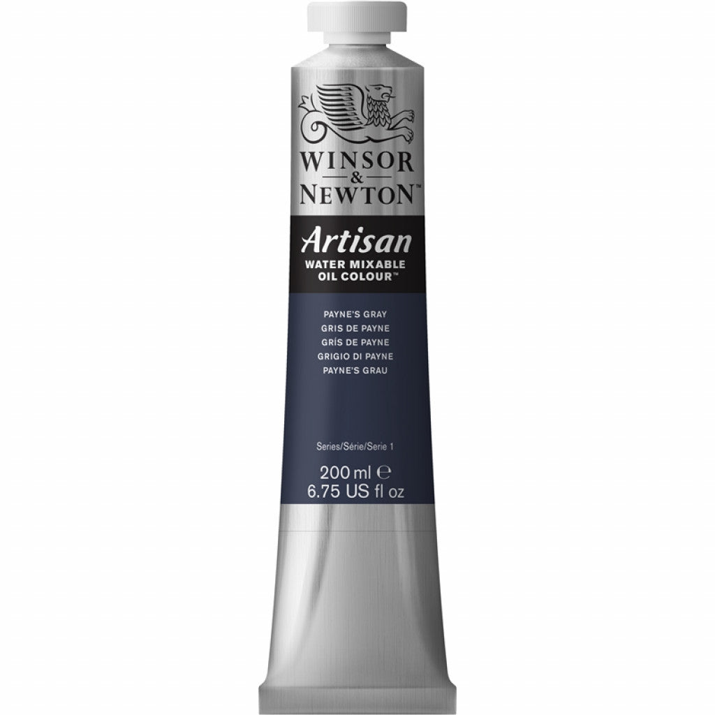 W&N - Artisan Water Mixable Oil 200ml - 465 Paynes Gray