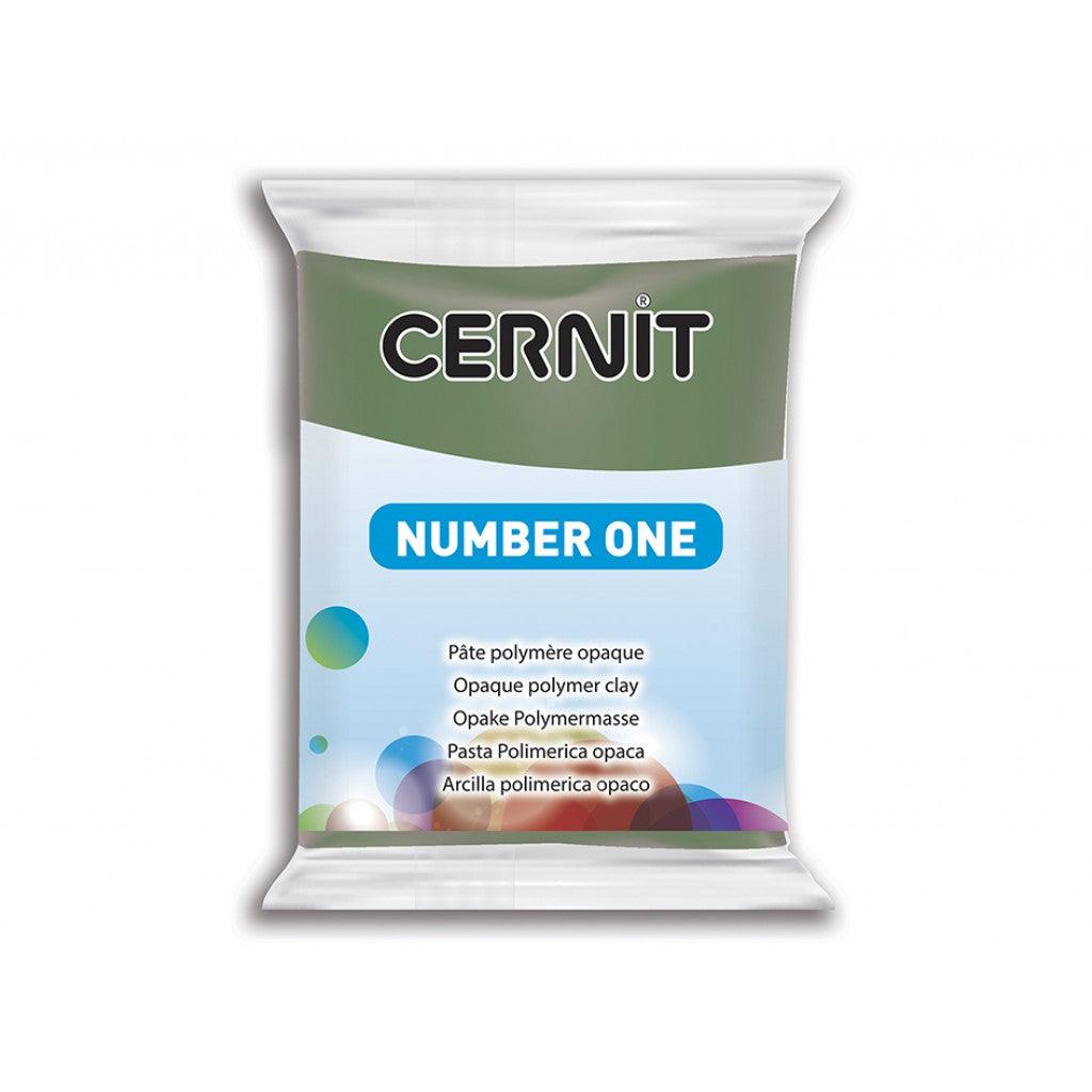 Cernit Number One 56g - 645 Oliven - HobbyHimmelen
