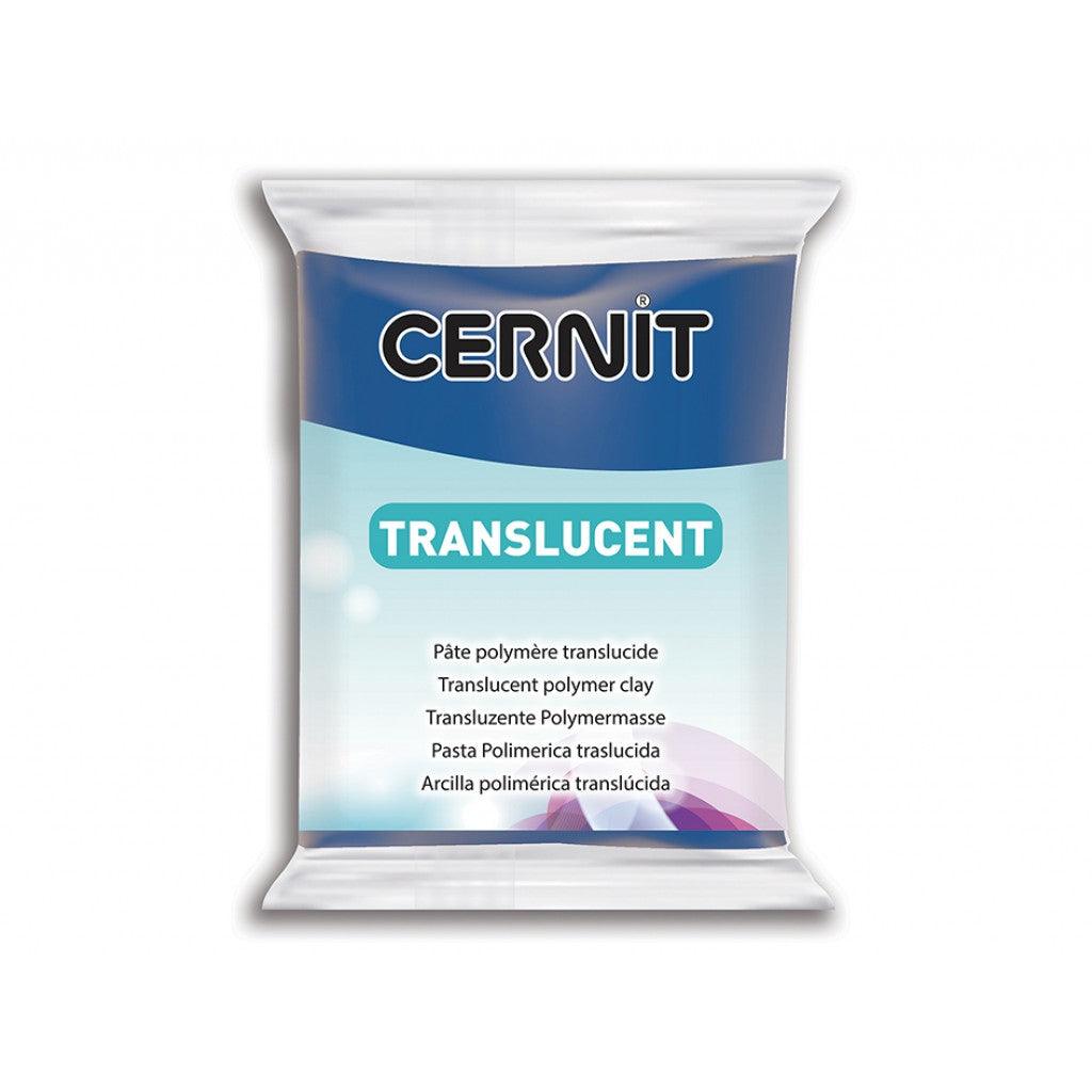 Cernit Translucent 56g - 275 Safirblå - HobbyHimmelen