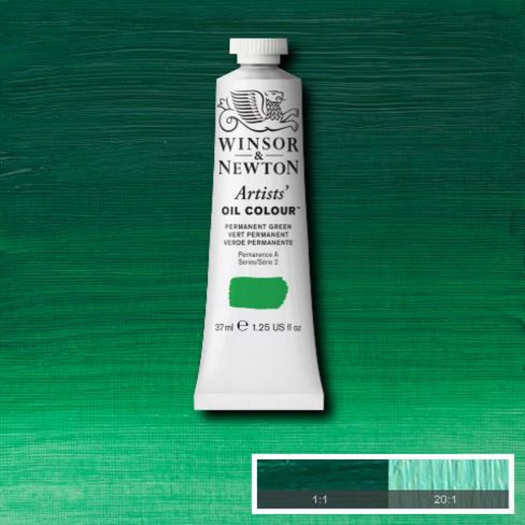 W&N - Artists Oil 37ml - 481 Permanent Green