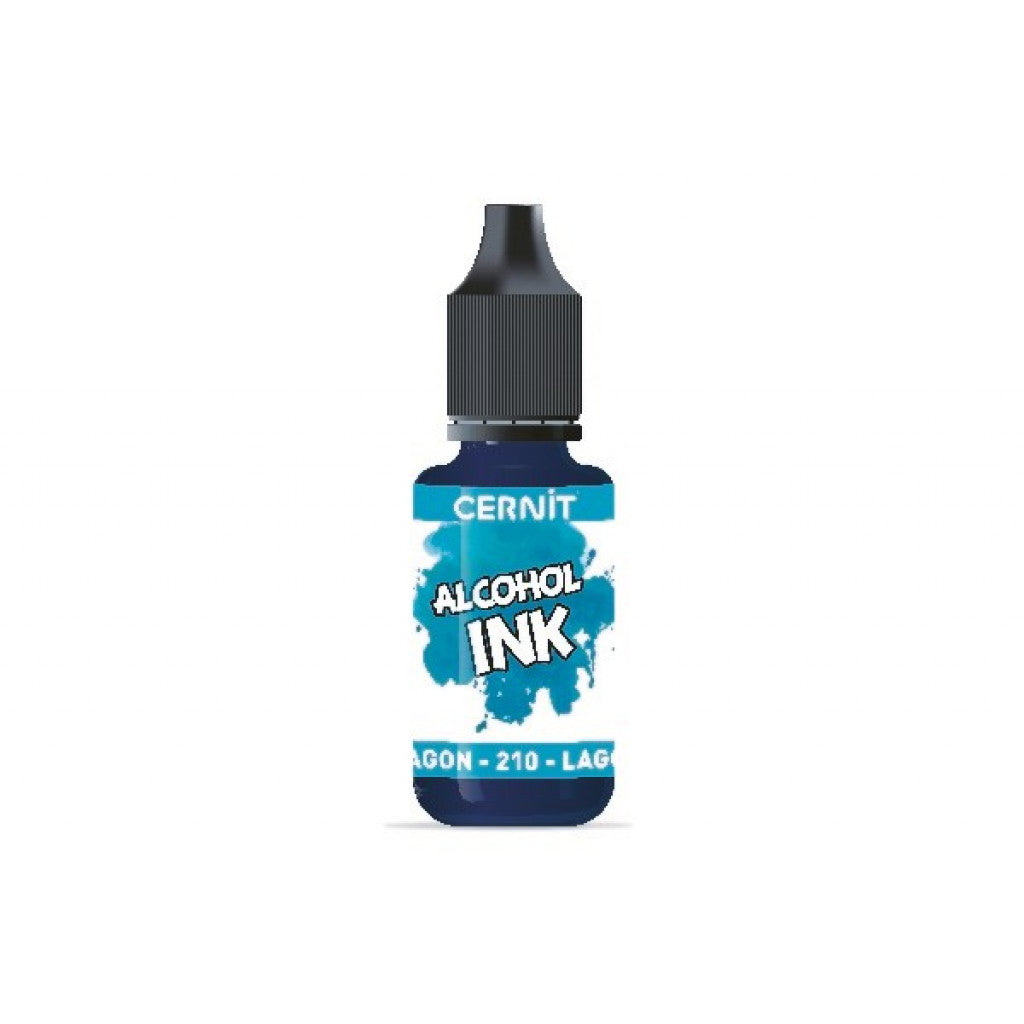 Cernit Alcohol Ink 20ml - 210 Lagoon Blue