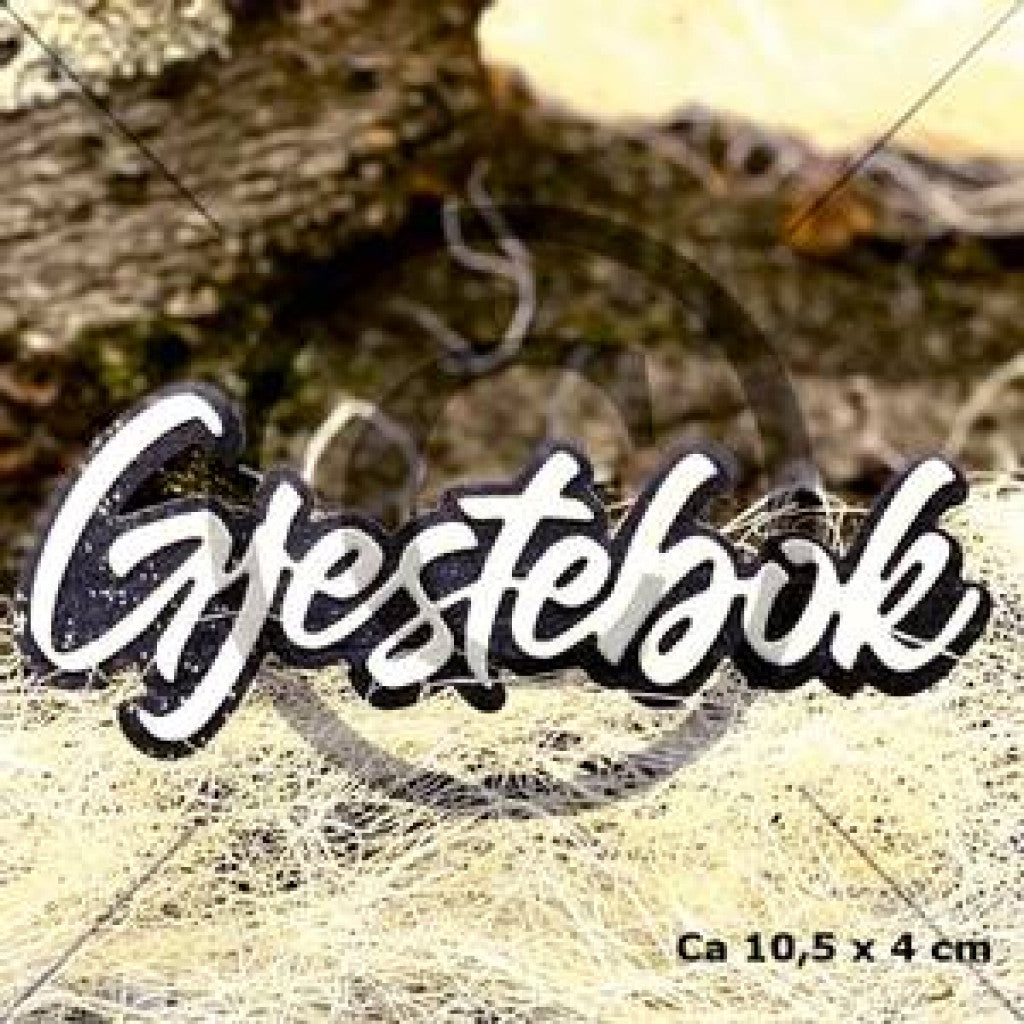 Papirdesign Die - Gjestebok