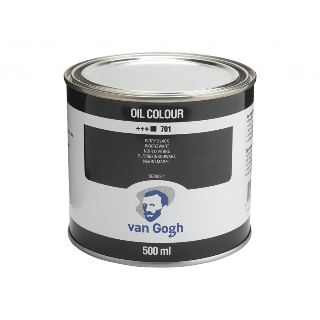 Van Gogh Olje 500ml - 701 Ivory black