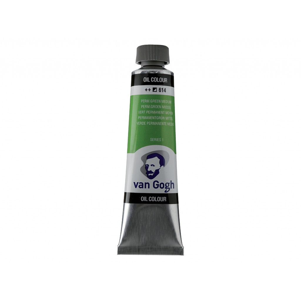 Van Gogh Olje 40ml - 614 Permanent green medium