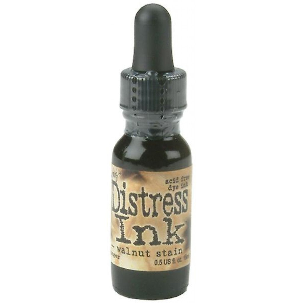 Tim Holtz Distress Ink Re-Inker 15ml - Walnut Stain