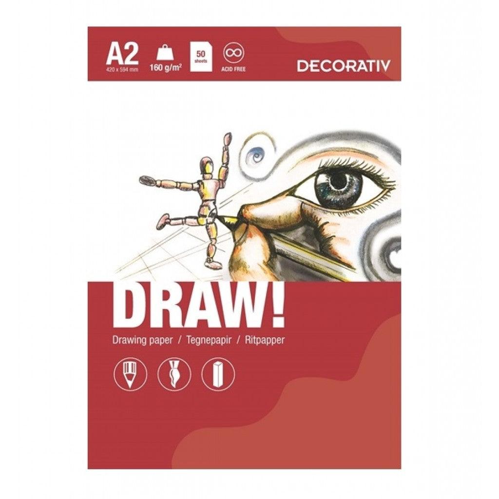 Blokk - Draw Decorativ A2 - HobbyHimmelen