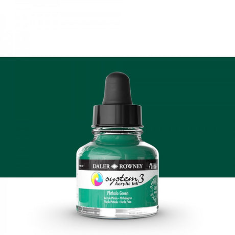 Daler Rowney - System3 Ink 29,5ml - 361 Phthalo Green