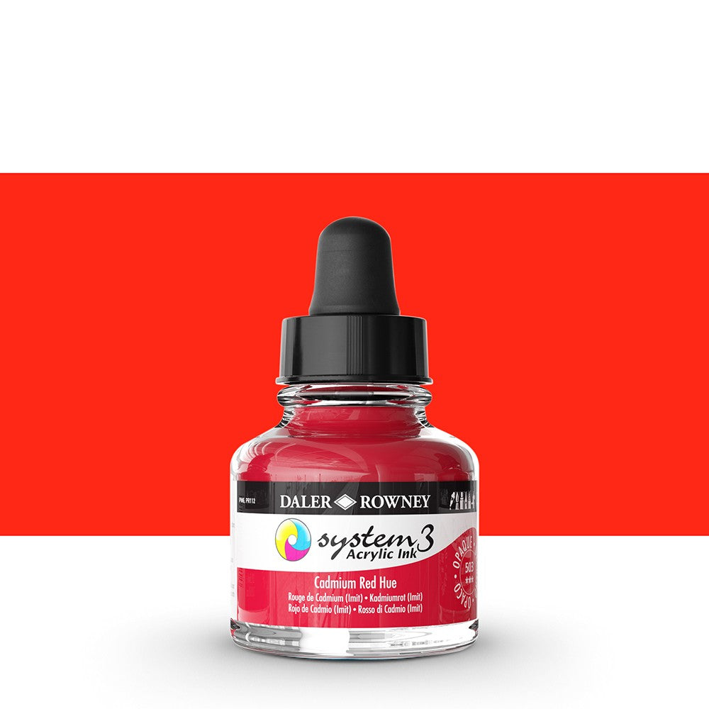 Daler Rowney - System3 Ink 29,5ml - 503 Cadmium Red Hue