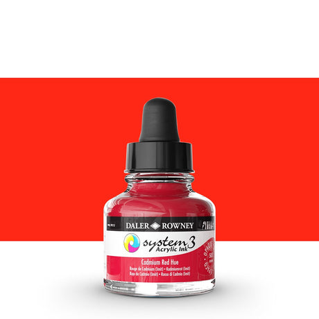 Daler Rowney - System3 Ink 29,5ml - 503 Cadmium Red Hue