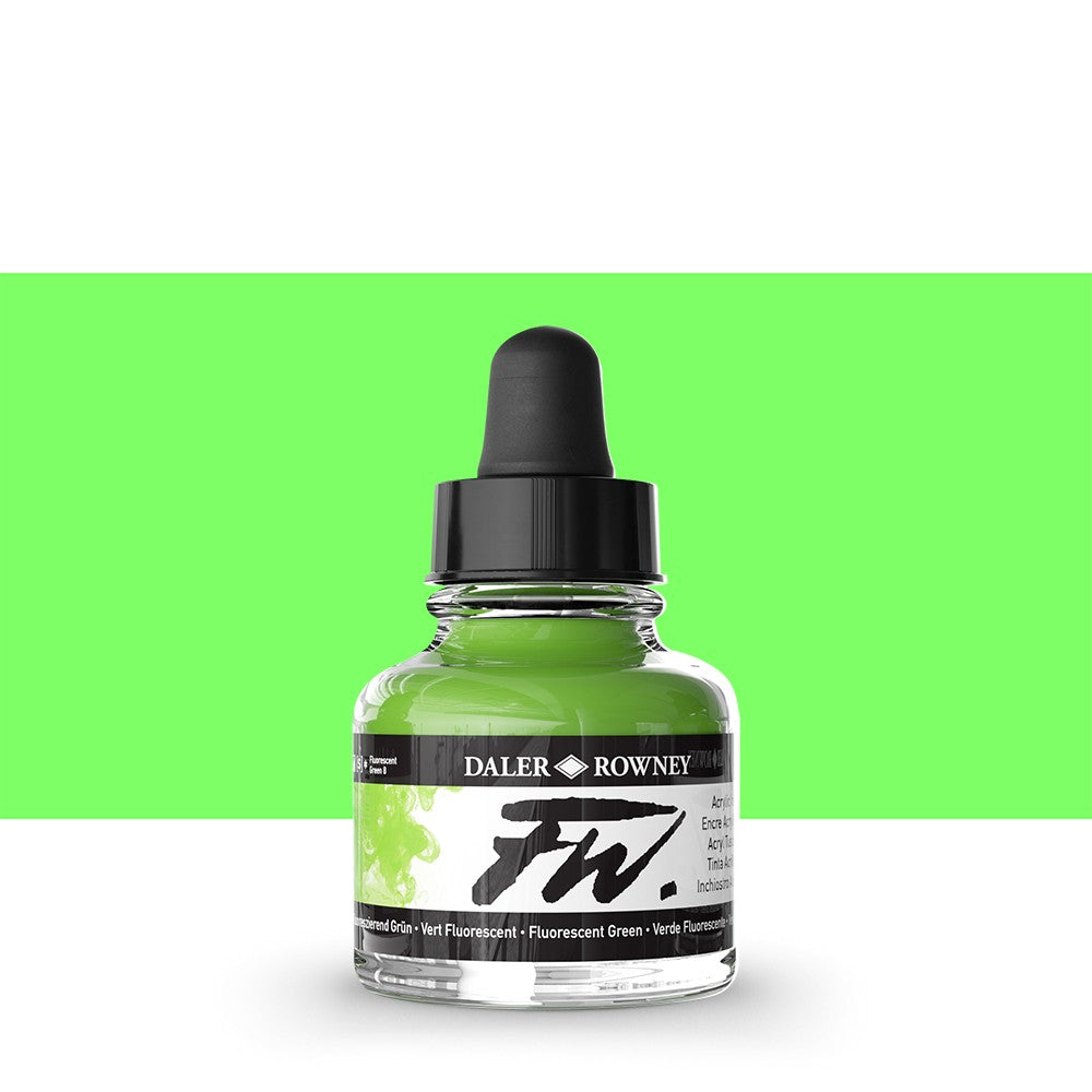 Daler Rowney - FW Ink 29,5ml - 349 Flourescent Green