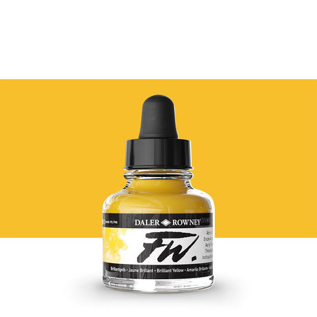 Daler Rowney - FW Ink 29,5ml - 607 Brilliant Yellow