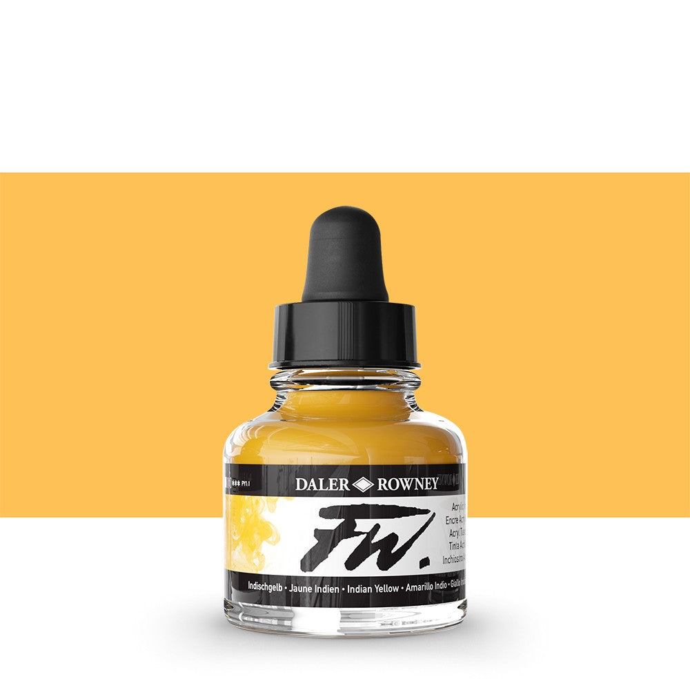 Daler Rowney - FW Ink 29,5ml - 643 Indian Yellow