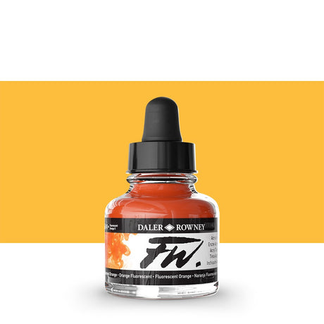 Daler Rowney - FW Ink 29,5ml - 653 Flourescent Orange