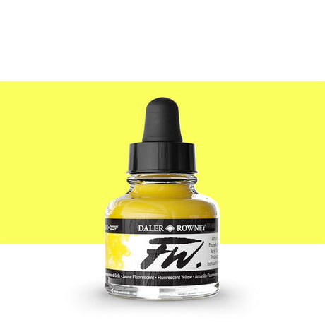 Daler Rowney - FW Ink 29,5ml - 681 Fluorescent Yellow