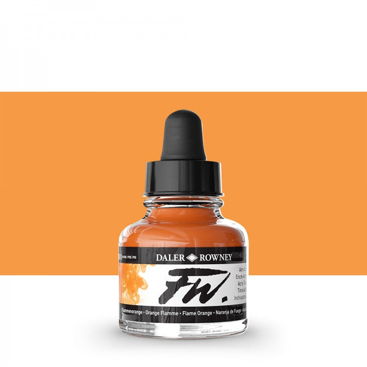 Daler Rowney - FW Ink 29,5ml - 687 Flame Orange