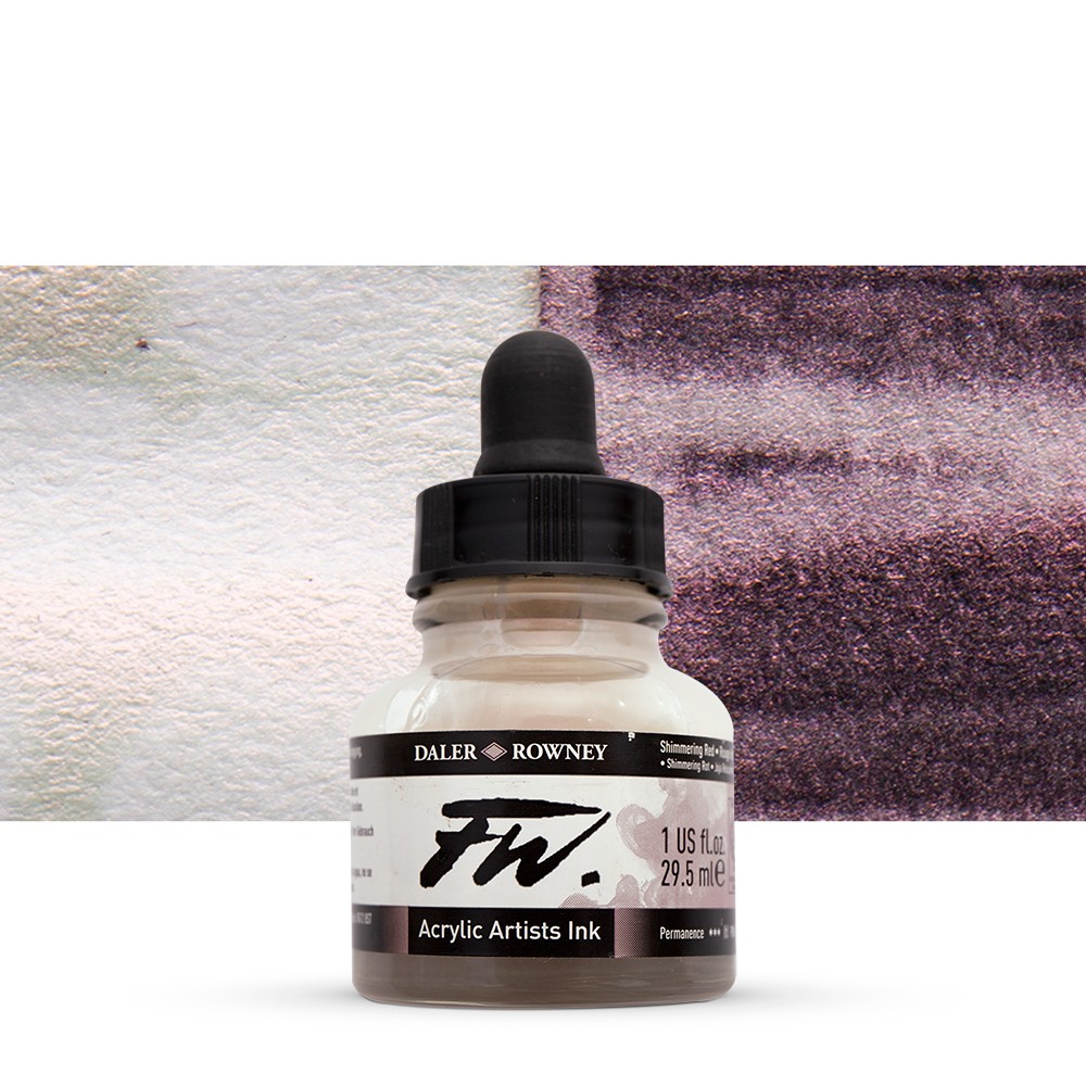 Daler Rowney - FW Ink 29,5ml - 713 Shimmering Red