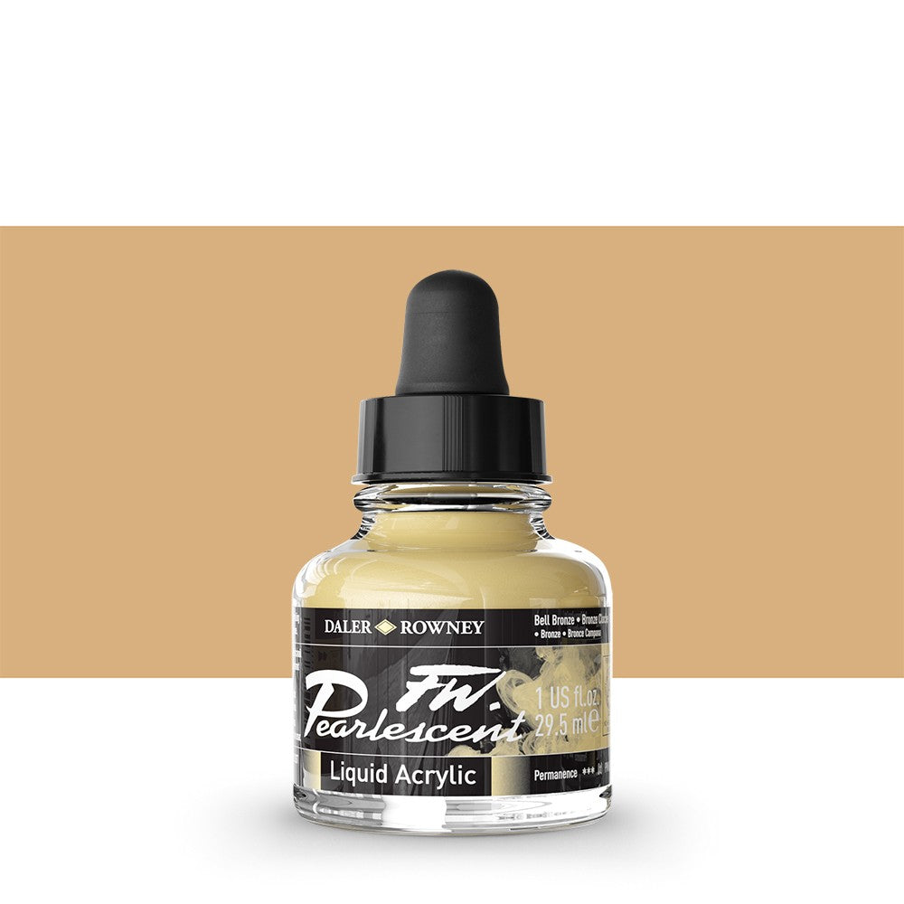 Daler Rowney - FW Pearlescent Ink 29,5ml - 110 Bell Bronze