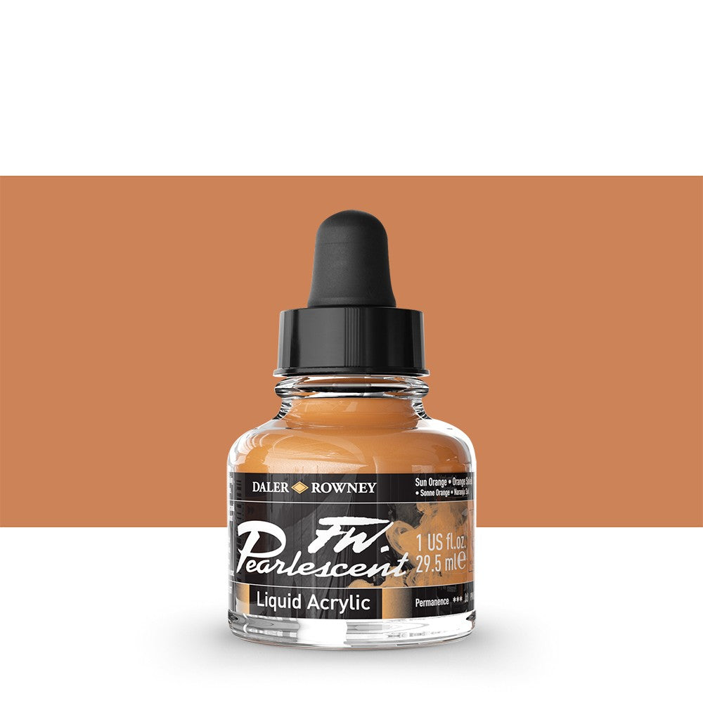 Daler Rowney - FW Pearlescent Ink 29,5ml - 121 Sun Orange