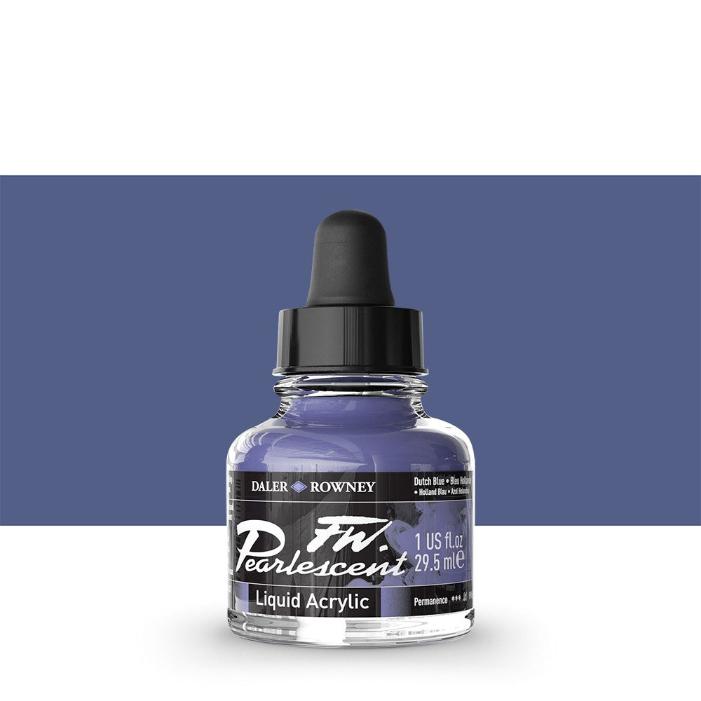 Daler Rowney - FW Pearlescent Ink 29,5ml - 127 Dutch Blue
