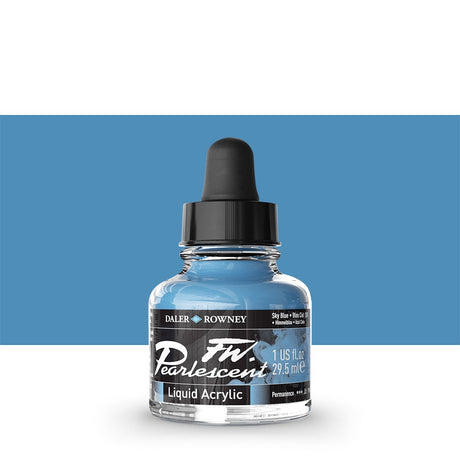 Daler Rowney - FW Pearlescent Ink 29,5ml - 130 Sky Blue
