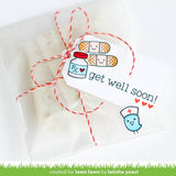 Lawn Fawn Clear Stamps 3"X2" (7,5x5cm) - Get Well Soon