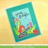 Lawn Fawn Clear Stamps 3"X4" (7,5x10cm) - Push Here