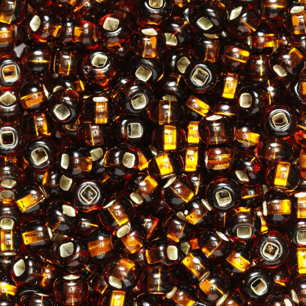 Rocaillesperle 6/0 - Kobber Metallic