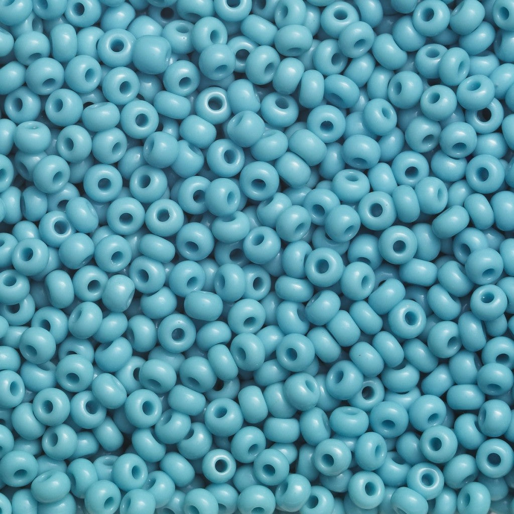 Rocaillesperle 6/0 - Turkis Opak