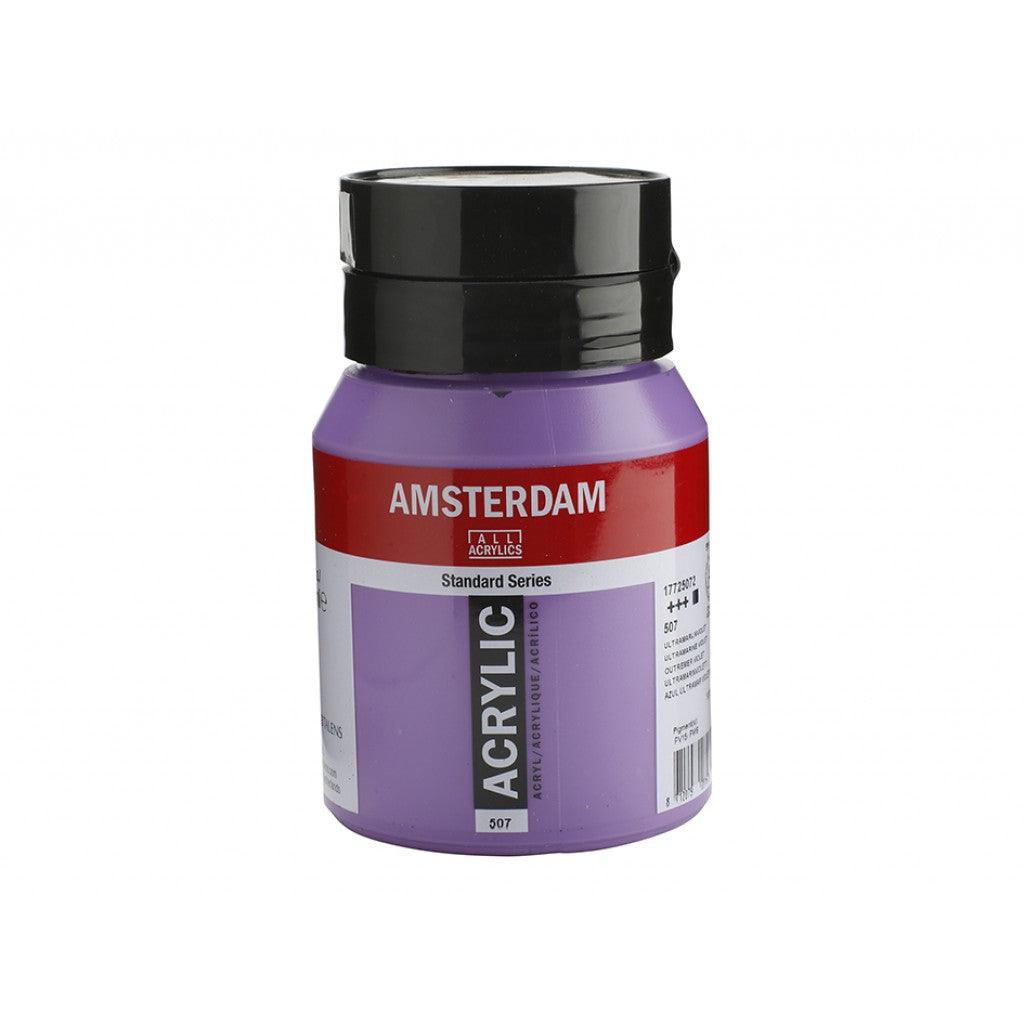 Amsterdam Standard 500ml - 507 Ultramarine Violet - HobbyHimmelen