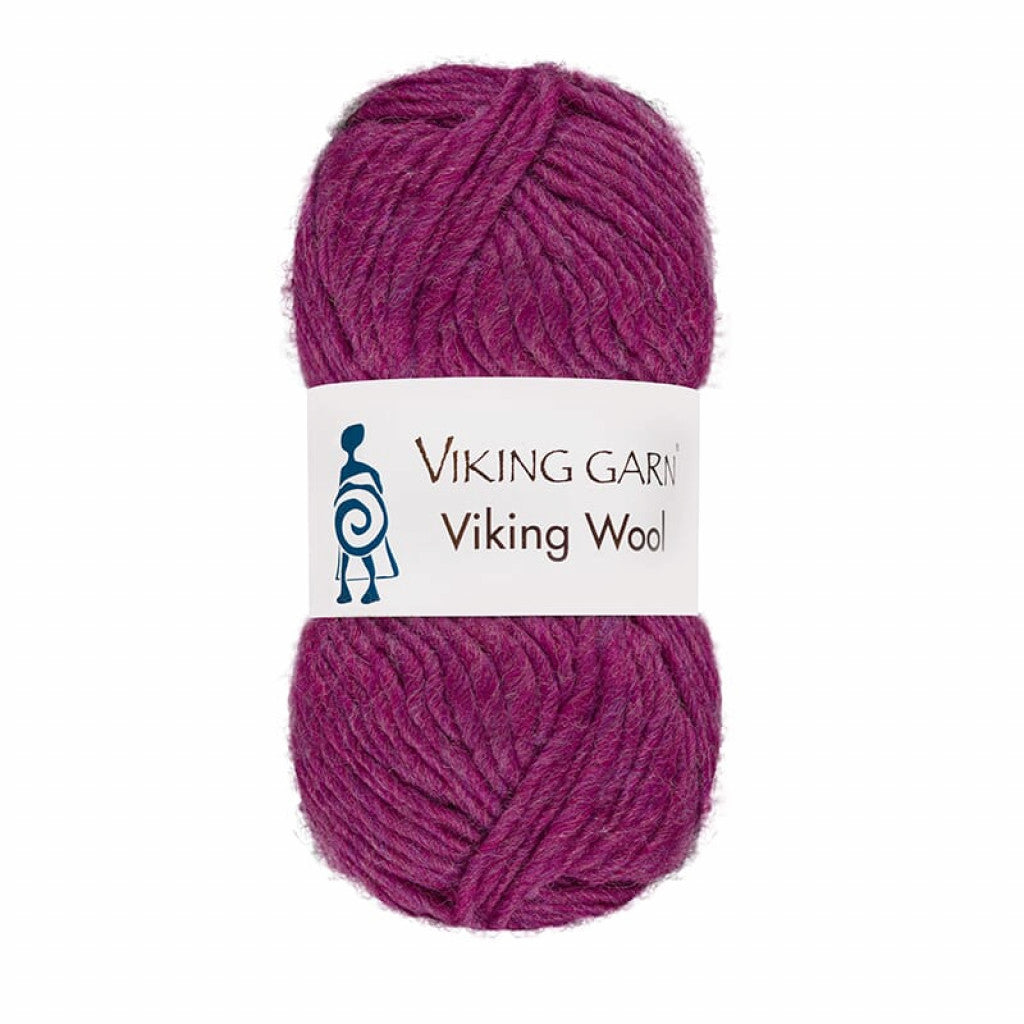 Viking Wool - 566 Mørk Rosa