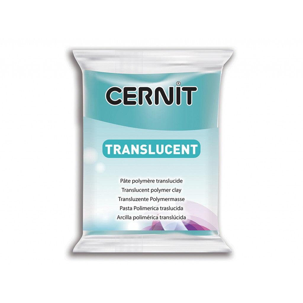 Cernit Translucent 56g - 280 Turkisblå - HobbyHimmelen