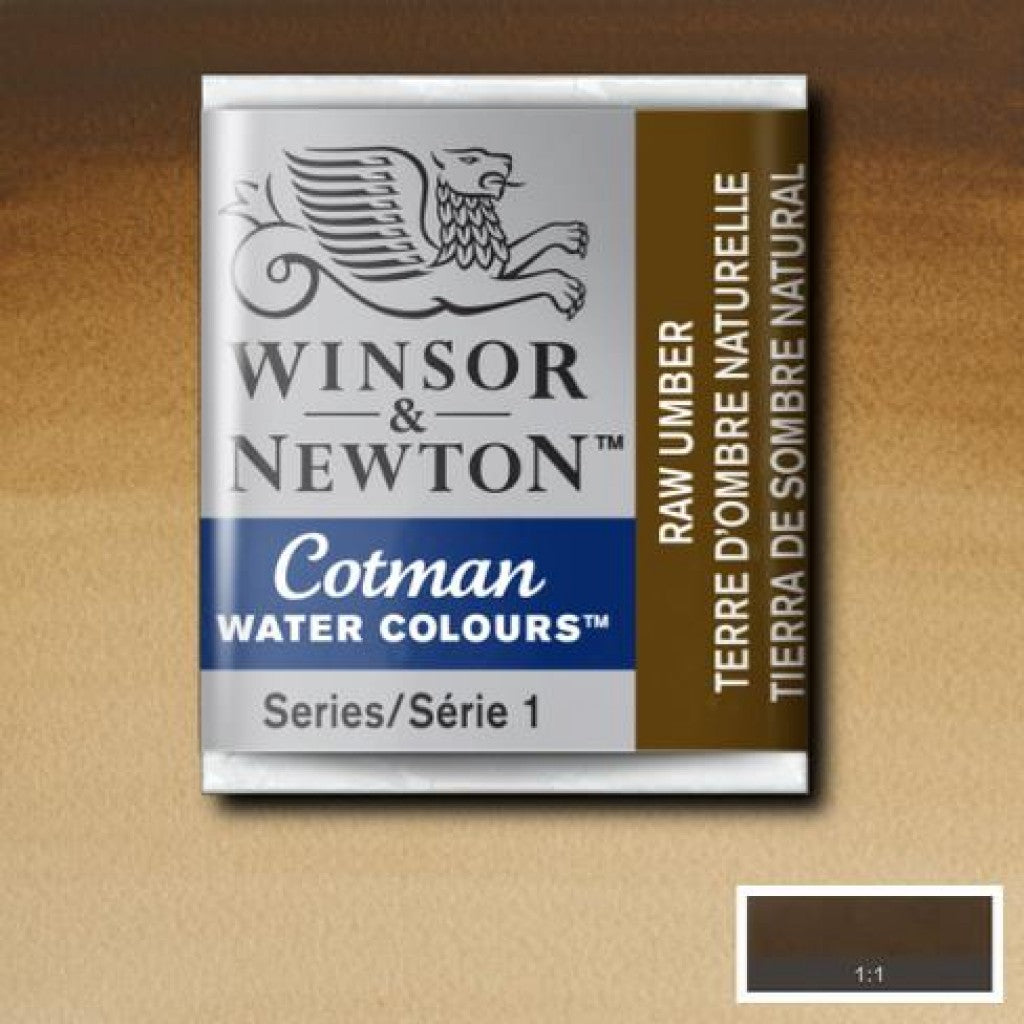 W&N - Cotman Water Colour HP - 554 Raw Umber