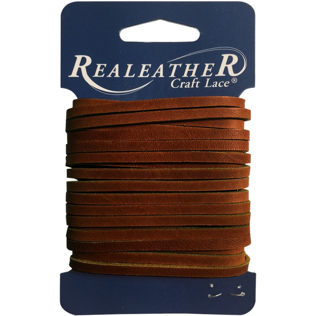 Skinnreim Flat 0,3mm x 3,6m - Brun