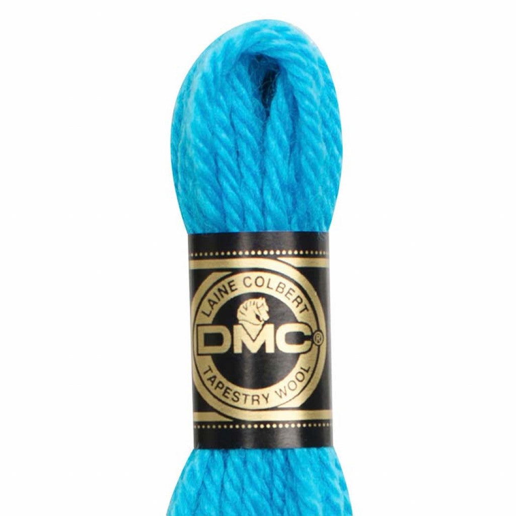 DMC Ullbroderigarn - #7037 Turkis