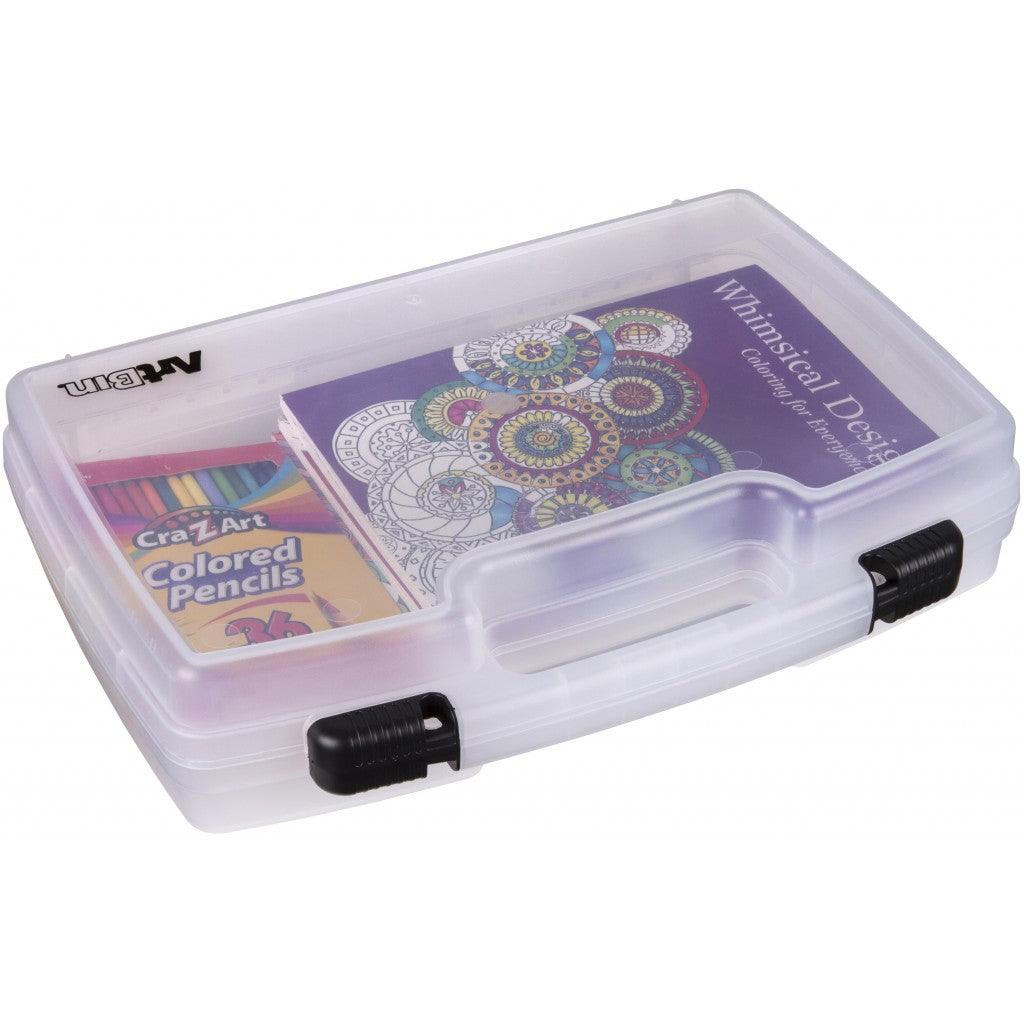 ArtBin Quick View Carrying Case-, 7"X3.875"X12.375" - Translucent - HobbyHimmelen