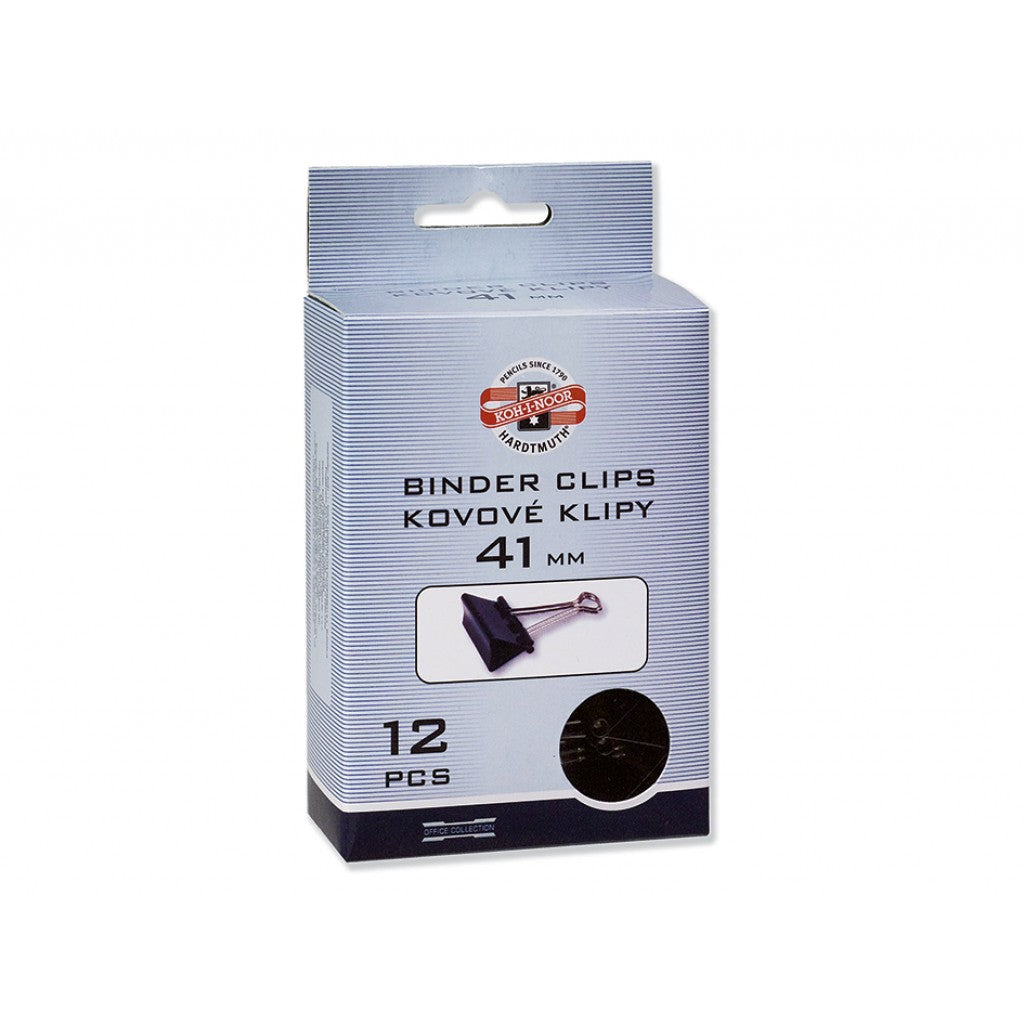 Koh-I-Noor Binder Clips - Papirklype 41mm - 12stk