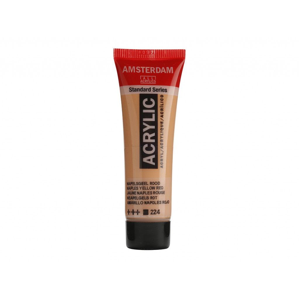 Amsterdam Standard 20ml - 224 Naples Yellow Red - HobbyHimmelen