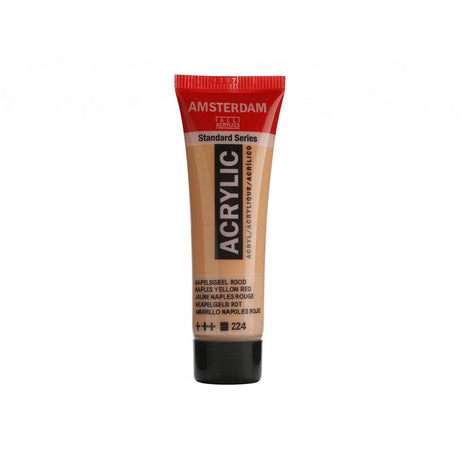 Amsterdam Standard 20ml - 224 Naples Yellow Red - HobbyHimmelen