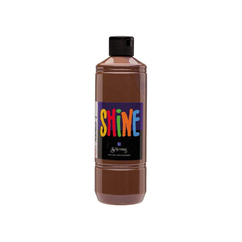 Shine akrylmaling 500ml - 2032 Brun