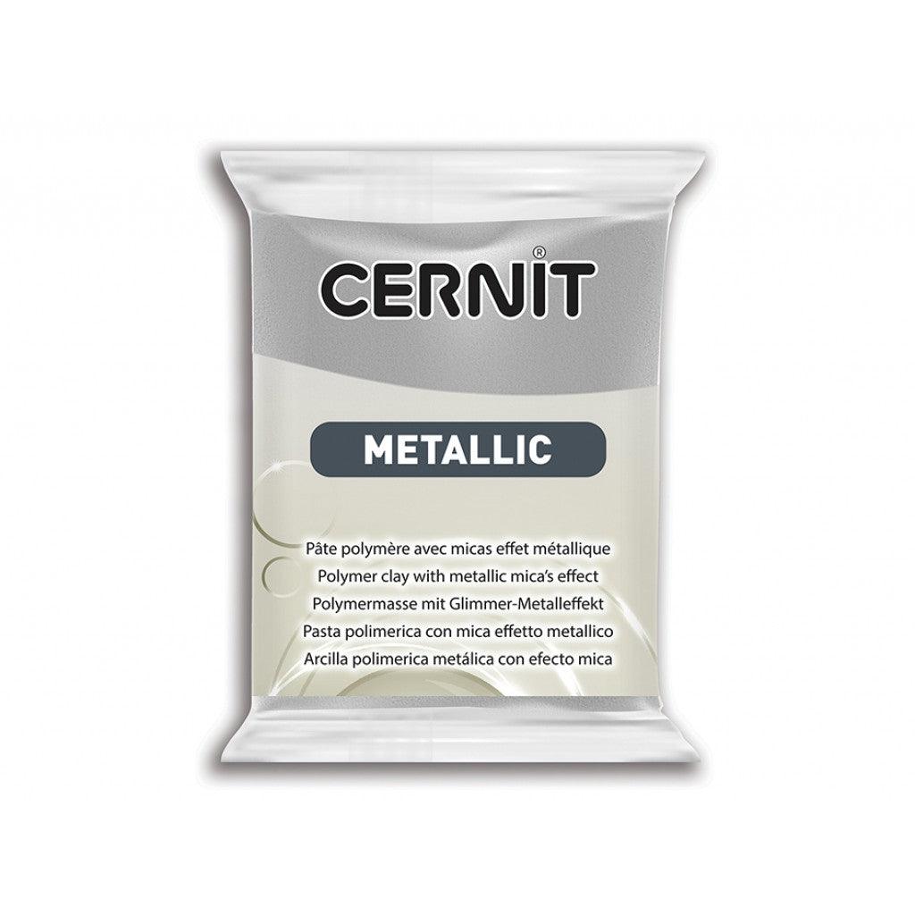 Cernit Metallic 56g - 080 Silver - HobbyHimmelen