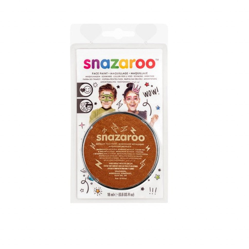 Snazaroo Ansiktsmaling, 18ml - Electric Copper