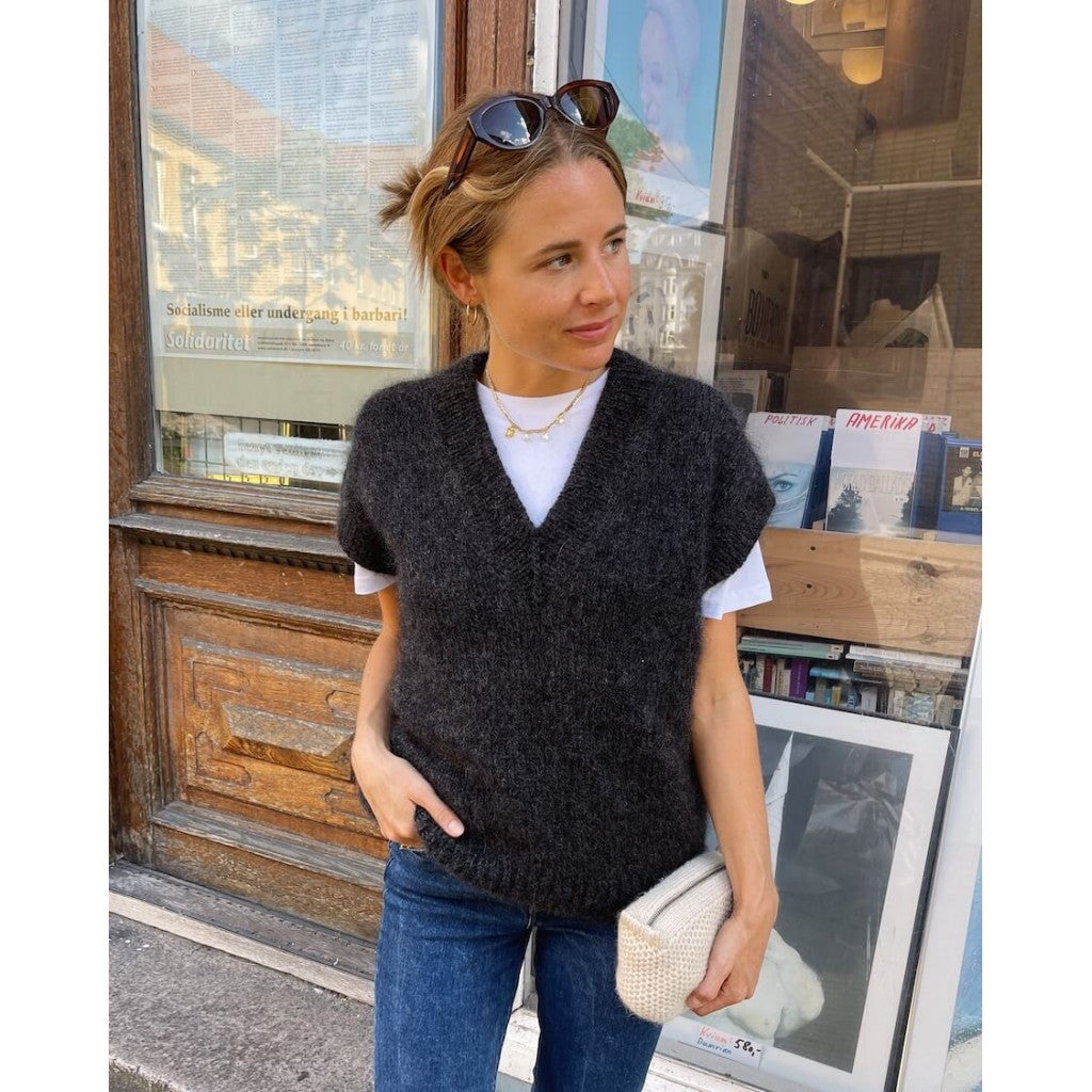 Mønster PetiteKnit - Weekend Slipover V-neck