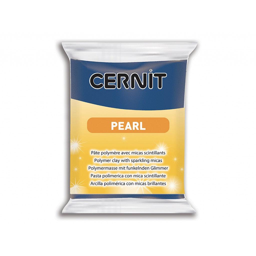 Cernit Polymerleire Pearl 56g -  200 Blue - HobbyHimmelen