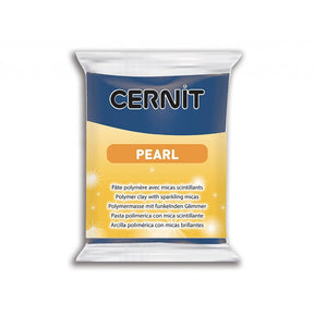 Cernit Polymerleire Pearl 56g -  200 Blue - HobbyHimmelen