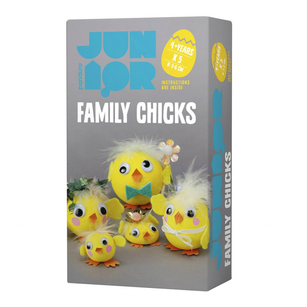 DIY-Kit Påske - Family Chicks, 5stk