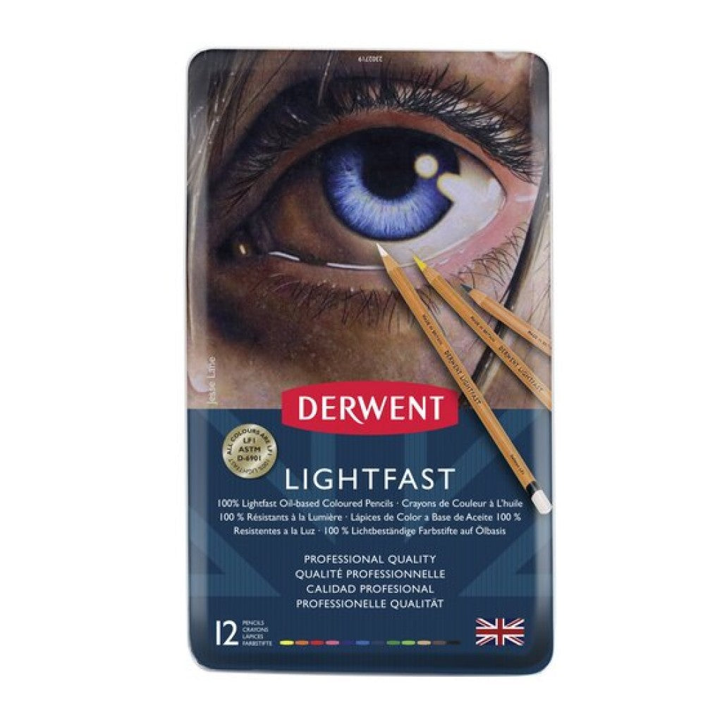 Derwent - Lightfast 12-sett