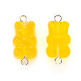 Gummy Bear Resin-Mellomledd, 25mm, 6stk - Bright Yellow